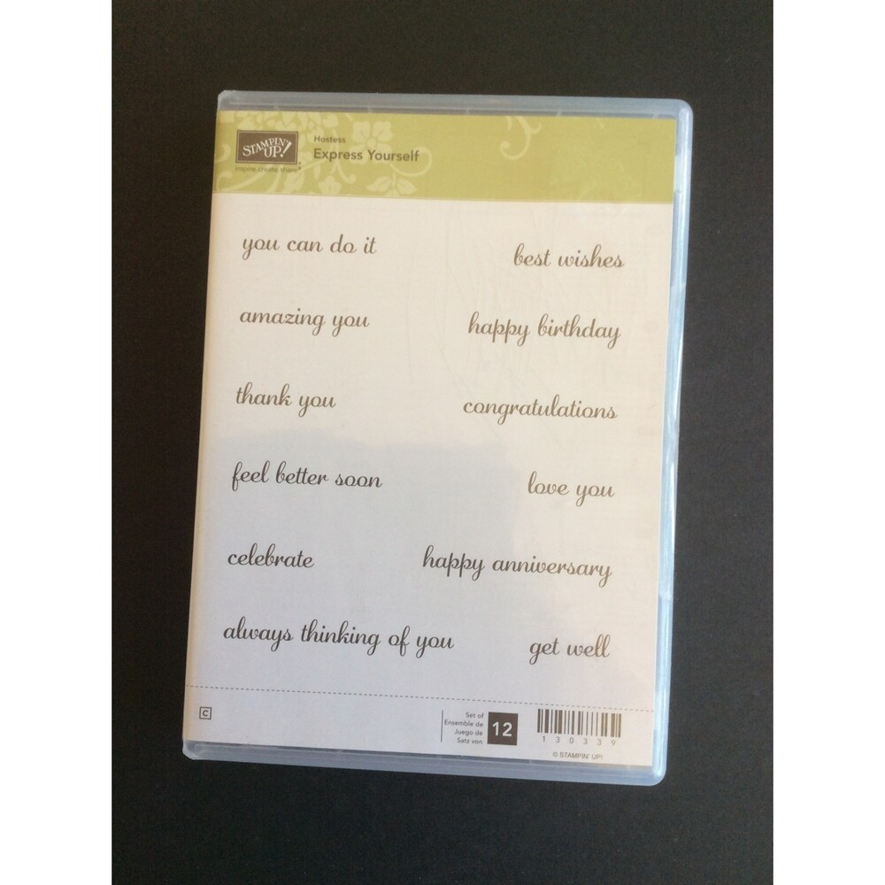 INVENTORY REDUCTION SALE. Stampin Up Express Yourself Hostesss Set B22